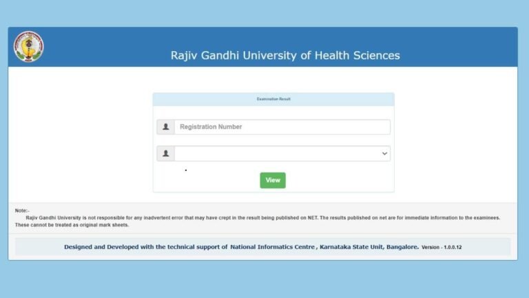 Download rguhs results online: quick and easy access