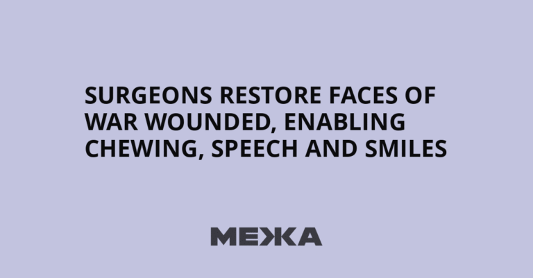Reconstructive facial surgery offers hope to soldiers