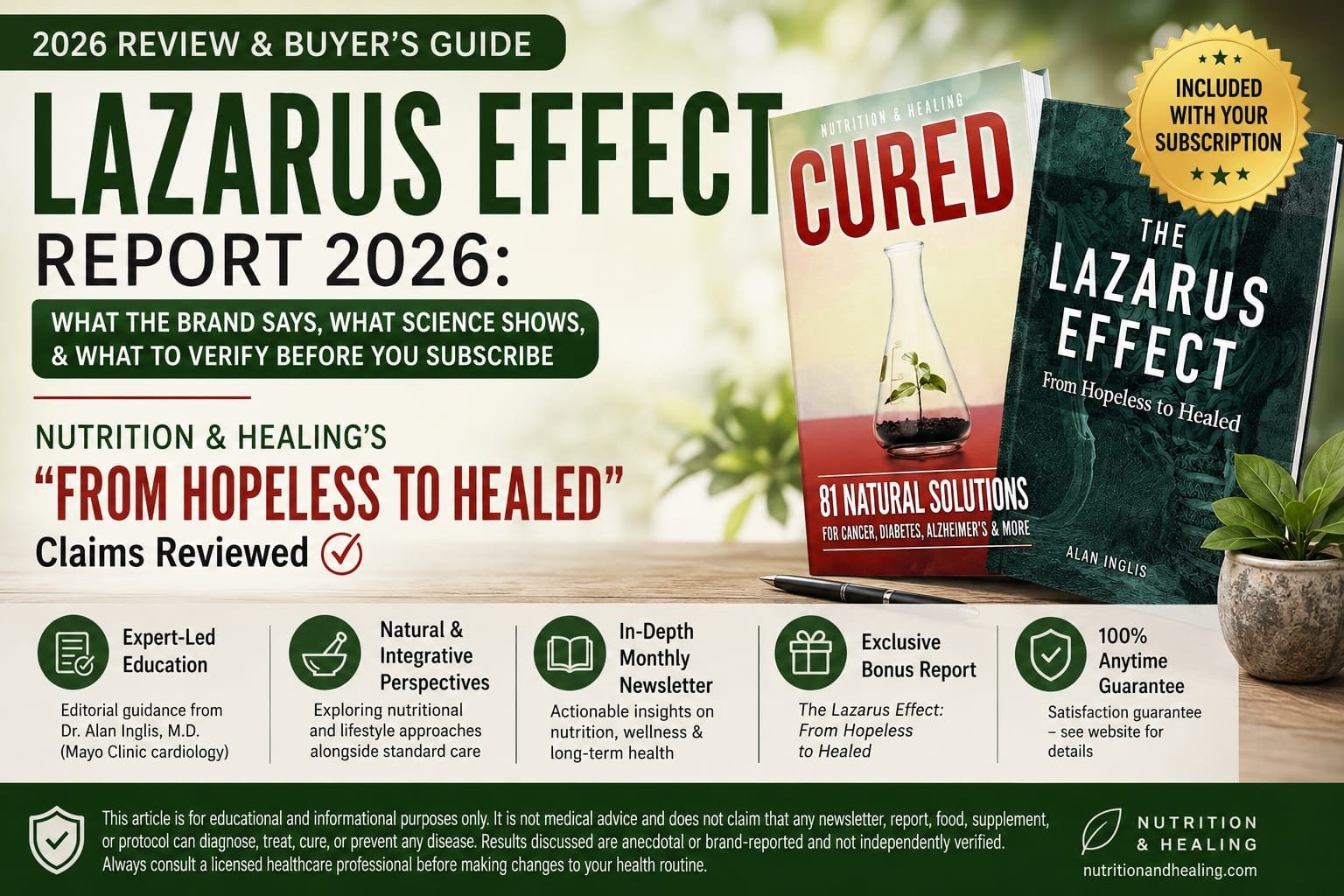 Nutrition healing newsletter review: a 2026 buyer's guide