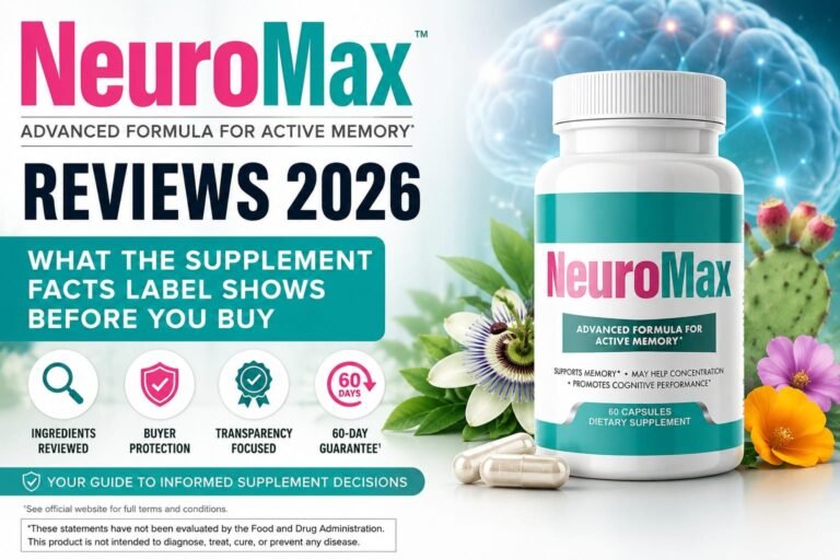 Understanding cognitive support ingredients in neuromax